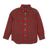 Boys Stewart Plaid Collared Shirt