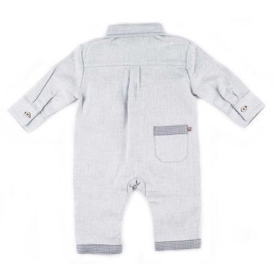 Boys Heather Gray Romper