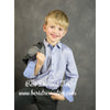 Boys Long Sleeve Blue Shirt