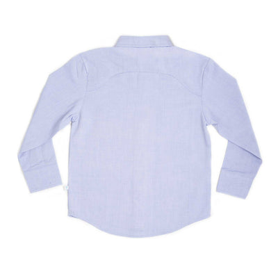 Boys Long Sleeve Blue Shirt