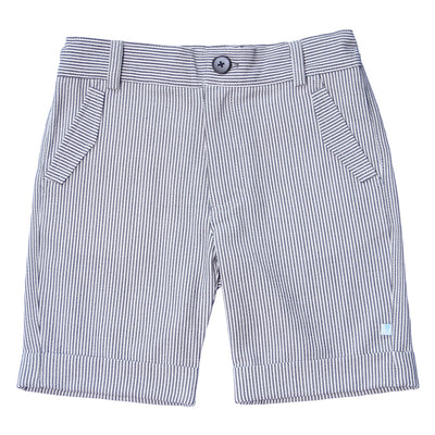 Boys Seersucker Bermuda Shorts