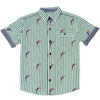 Boys Parrot Striped Collared Shirt