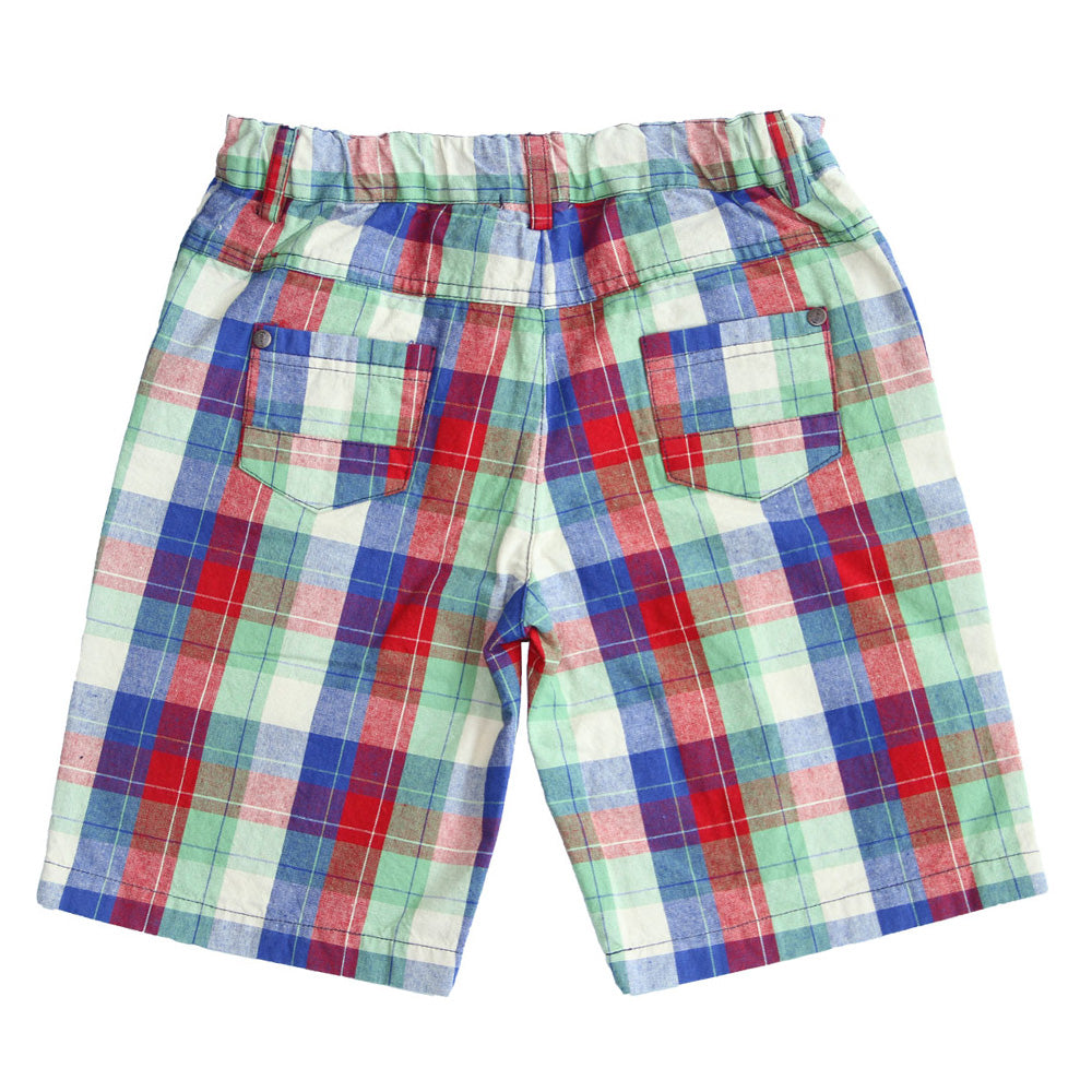 Boys Augusta Plaid Shorts