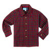 Red Train Appliqued Long Sleeve Sweater Three Piece Set