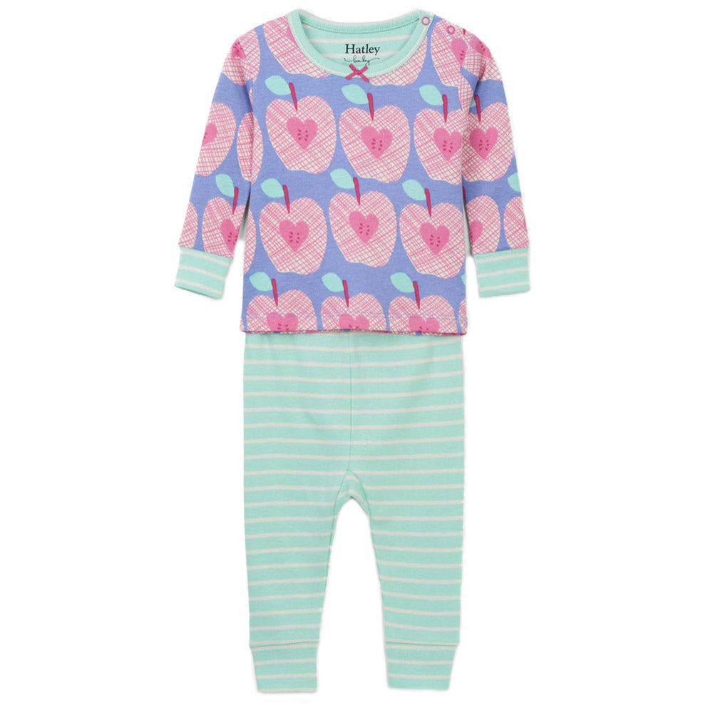 Apple Orchard ORGANIC Cotton Baby Pajama Set