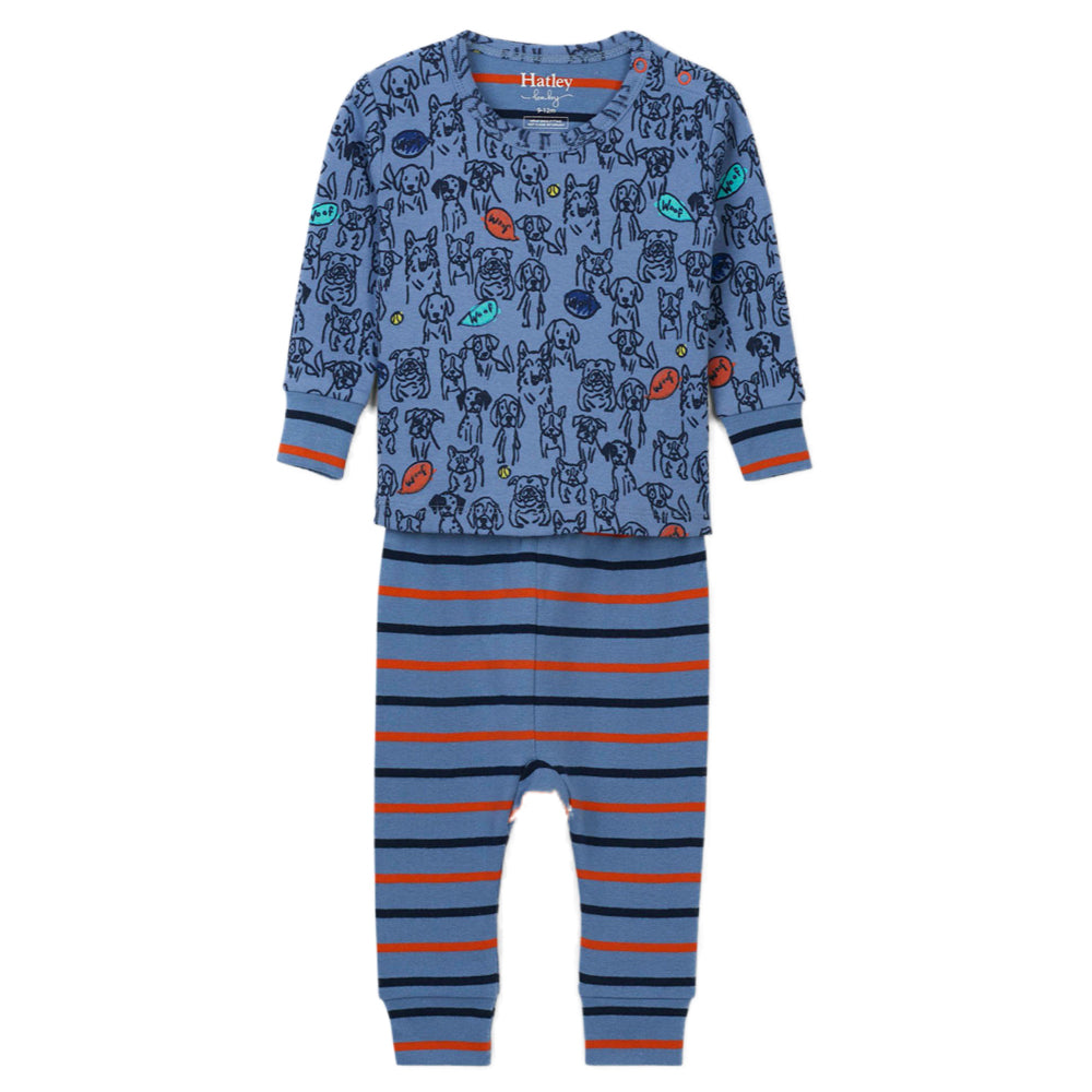 Puppy Pals ORGANIC Cotton Baby Pajama Set