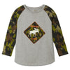 Forest Camo Raglan Tee