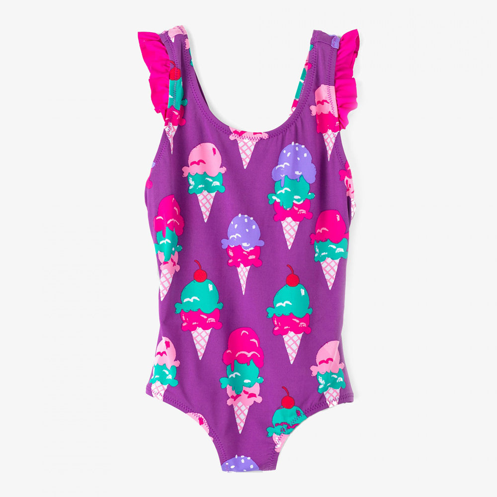Ice Cream Treats Ruffle Swimsuit