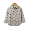 Boys Flannel Dinosaur Button Down Shirt