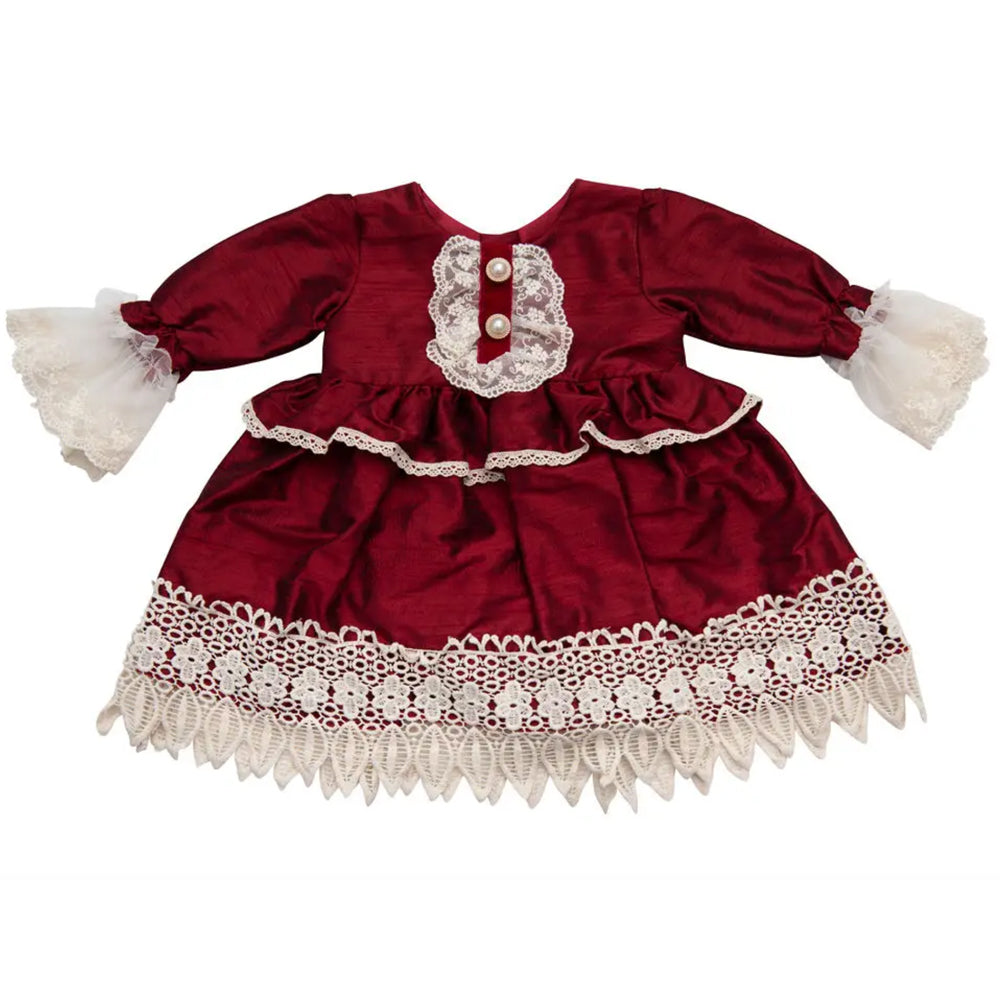 Baby Girl Colette Holiday Diaper Dress