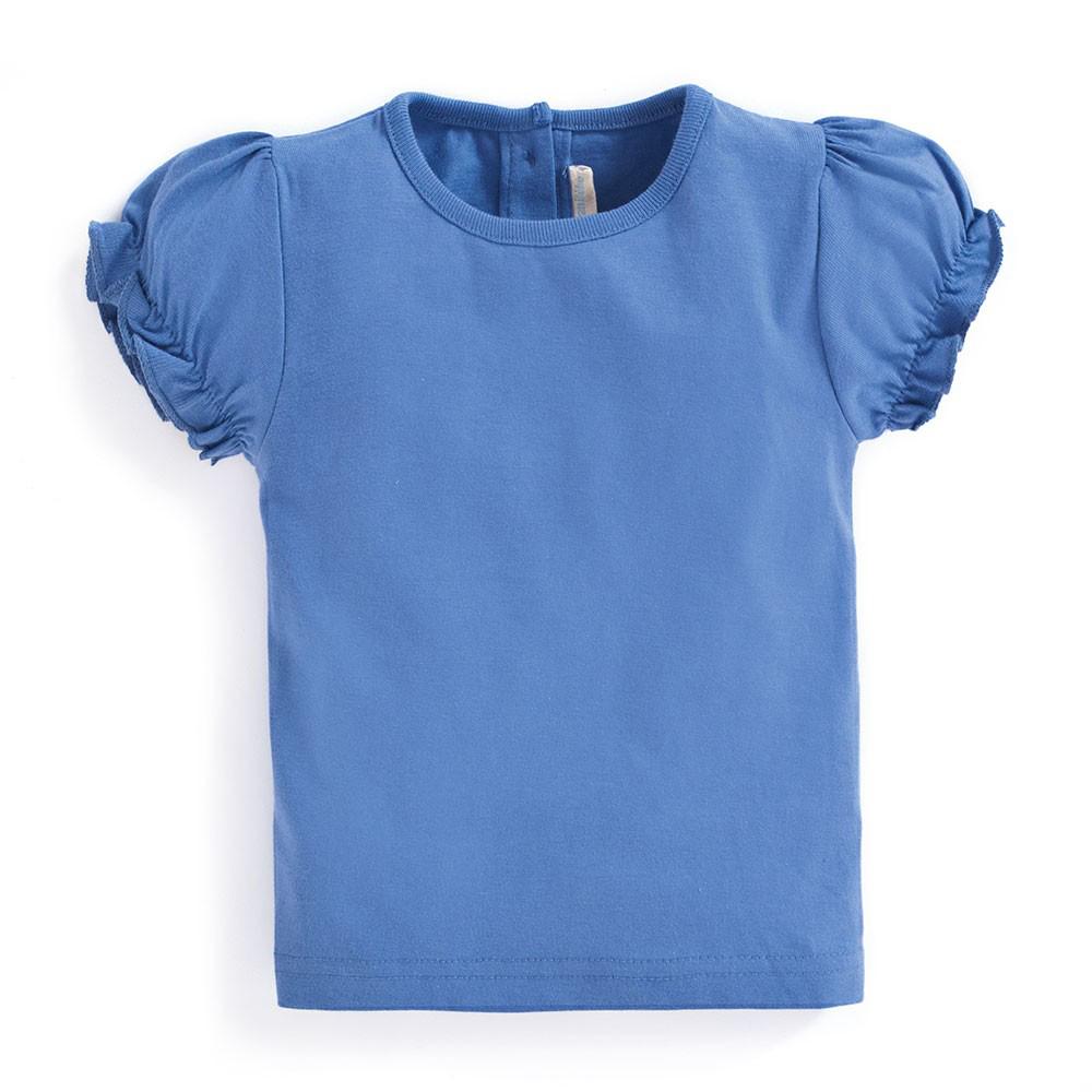 Girls Cornflower Blue Pretty Tee