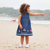 Sailboat Baby Dress with Bloomers