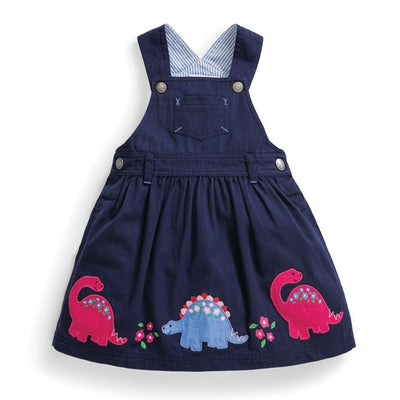 Navy Dinosaur Jumper Dress