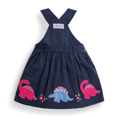 Navy Dinosaur Jumper Dress