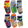 Construction Dinosaurs Crew Socks 6 Pair Pack