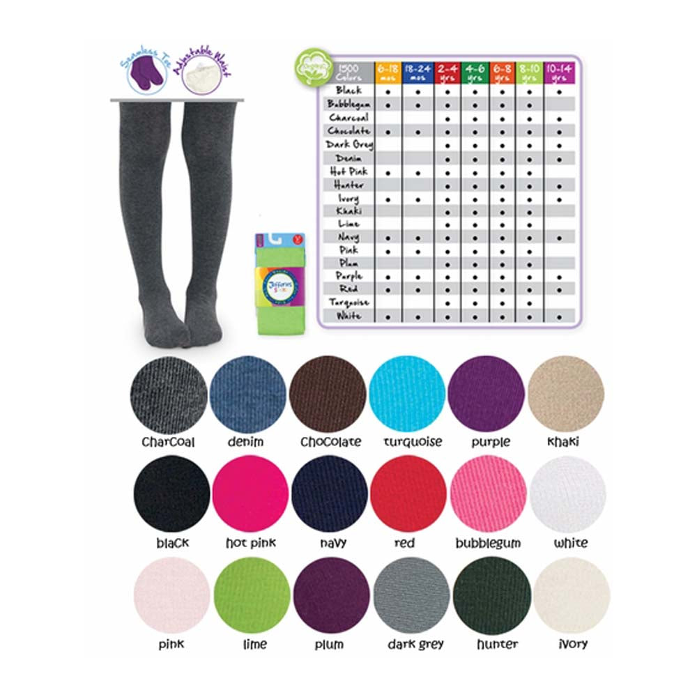 Girls Heavyweight ORGANIC Cotton Tights