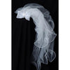 White Communion Bow Comb Veil