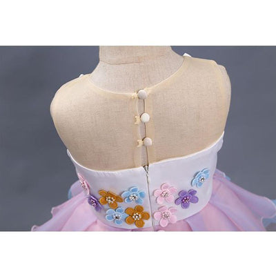 Unicorn Costume Birthday Dress in Pink or Blue