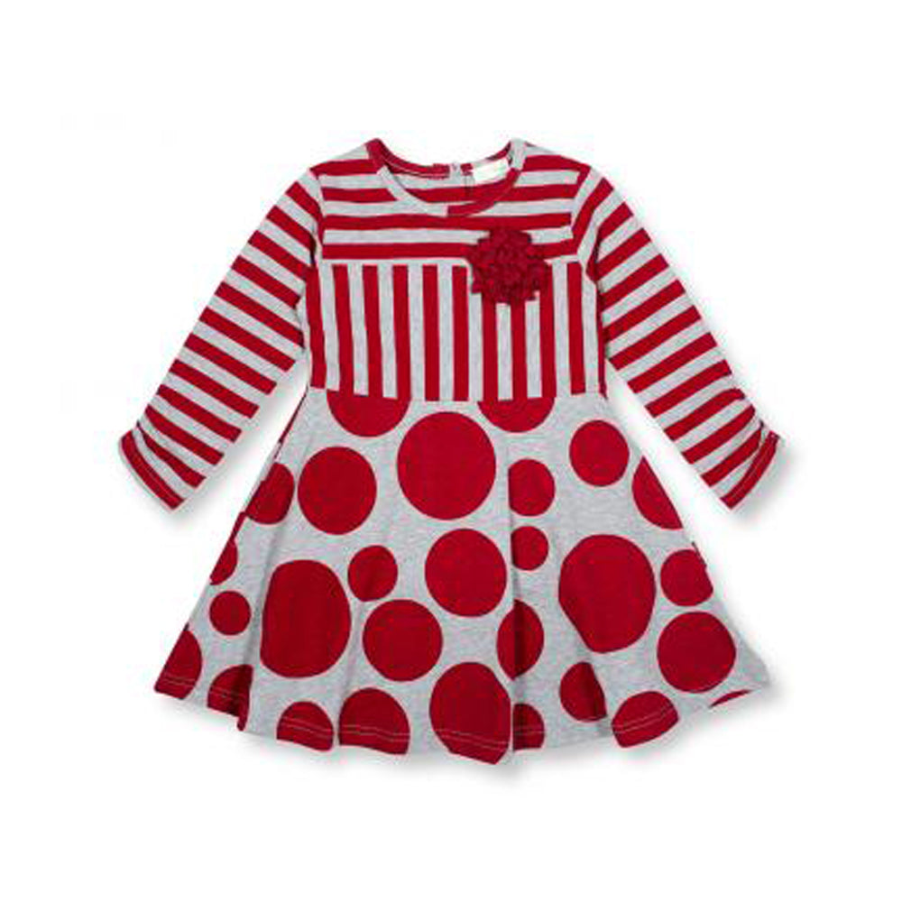 Little Girls XO! Polka Dot Party Dress