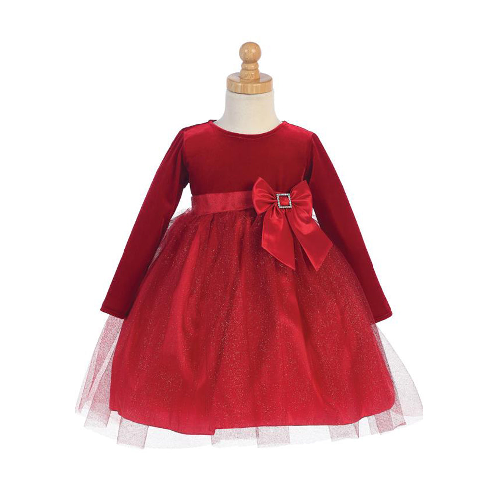 Red Velvet and Glitter Tulle