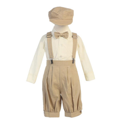 Boys Suspender Knickers & Hat