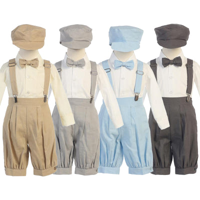 Boys Suspender Knickers & Hat