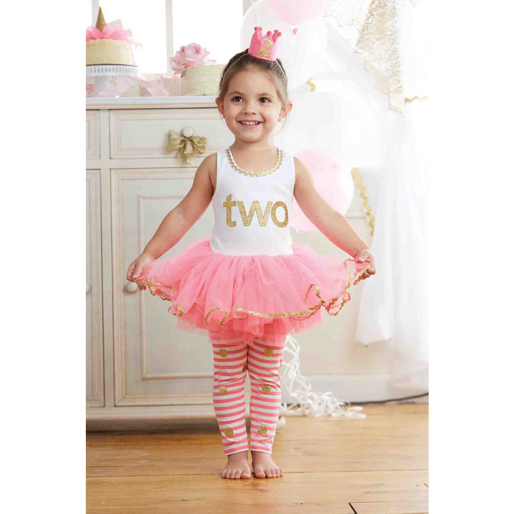Birthday Glitter Tunic & Legging Set