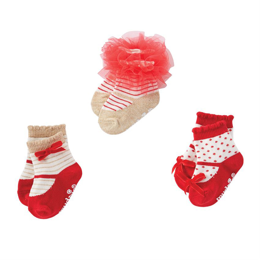 Holiday Mary Jane Sock Set