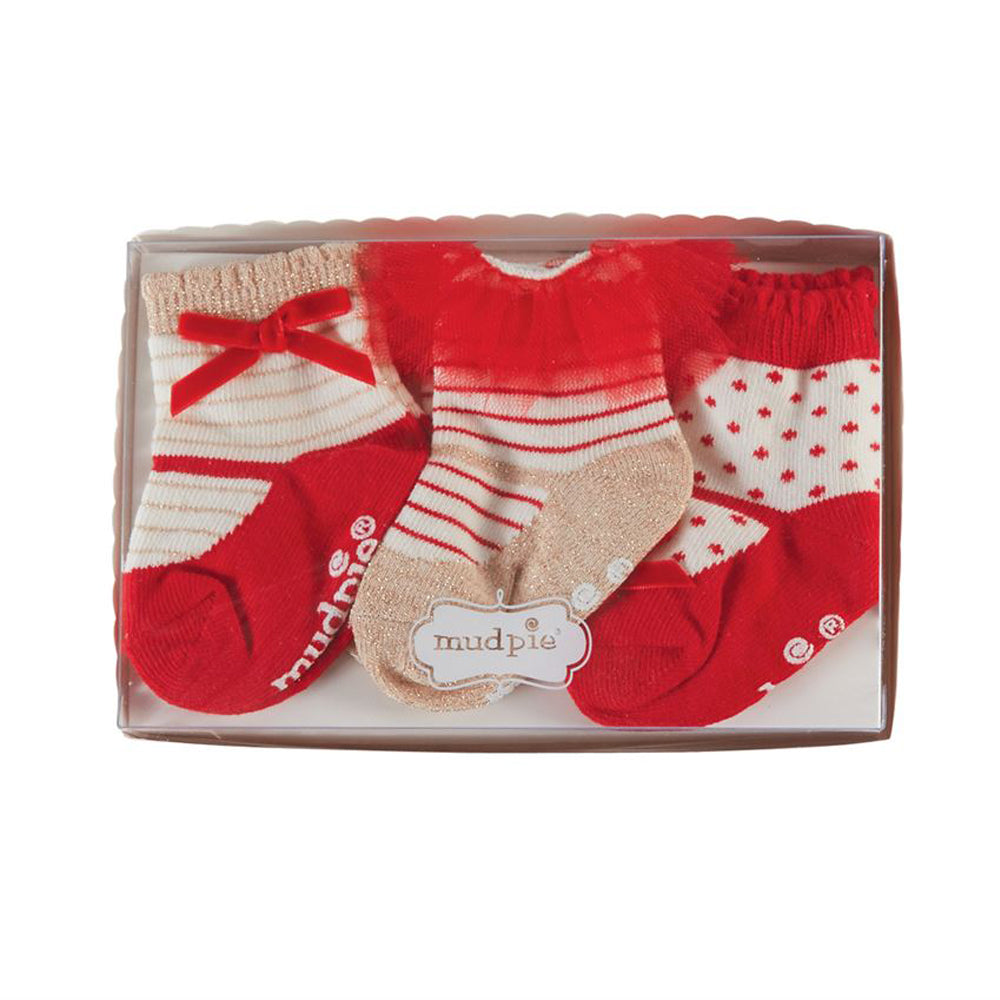 Holiday Mary Jane Sock Set