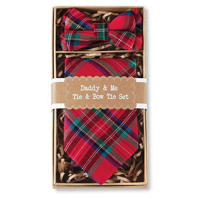 Daddy & Me Tartan Neck and Bow Tie