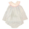 Baby Girls Blue & White Top and Bloomer Set