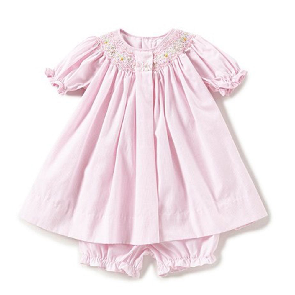 Baby Girls Easter Bunny Smocked Dress