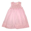 Baby Girls Pink Smocked Embellished Dress and Bloomer Set