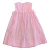 Toddler Pink Striped Seersucker Dress