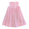 Toddler Pink Striped Seersucker Dress