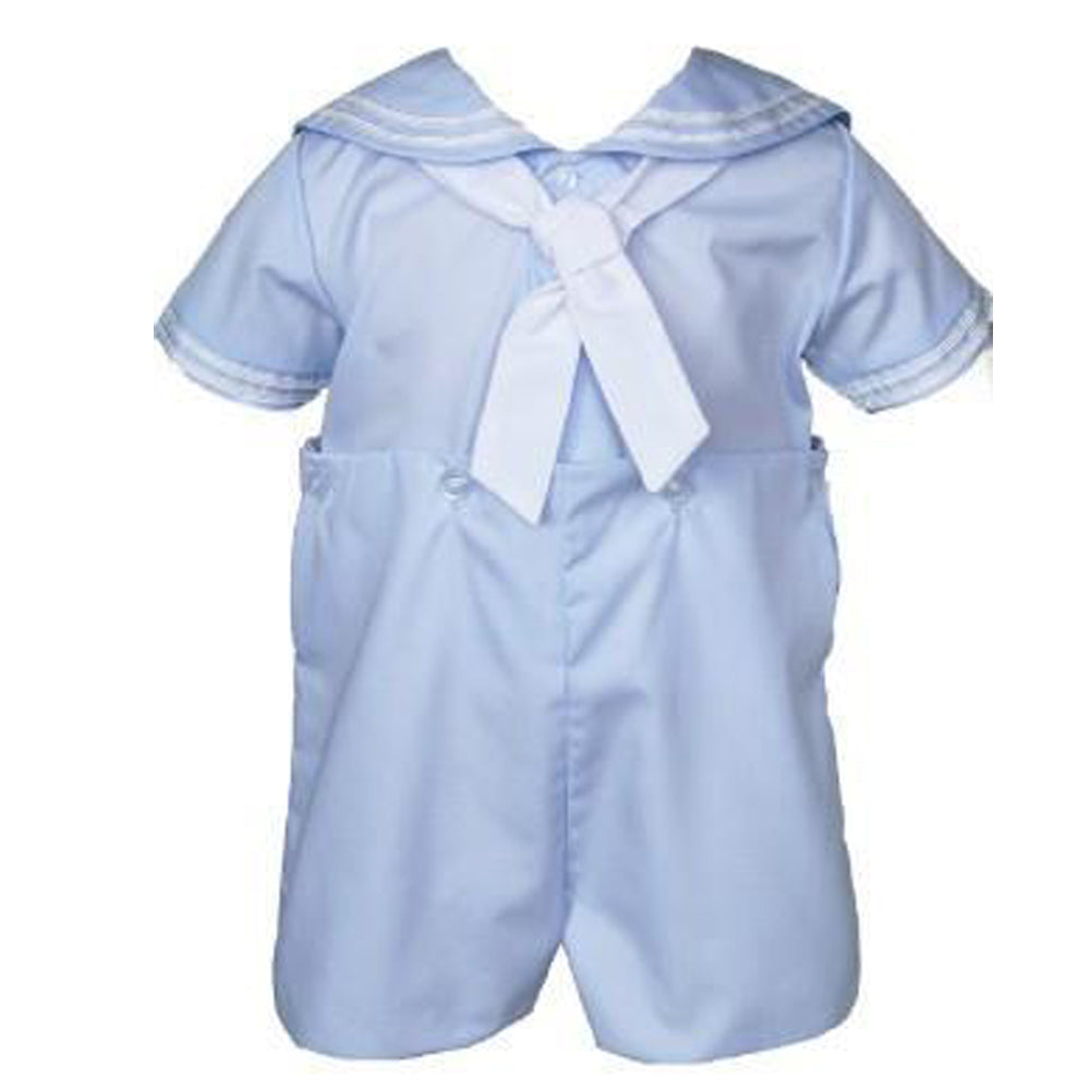 Boys Sailor Suit Romper