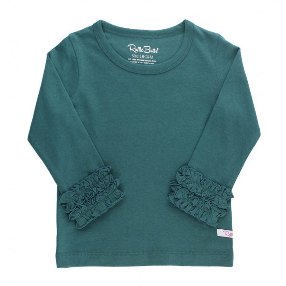 Twilight Ruffled Long Sleeve Layering Tee