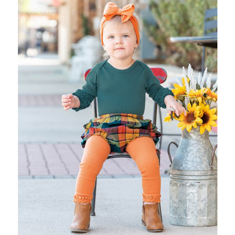 Twilight Ruffled Long Sleeve Layering Bodysuit