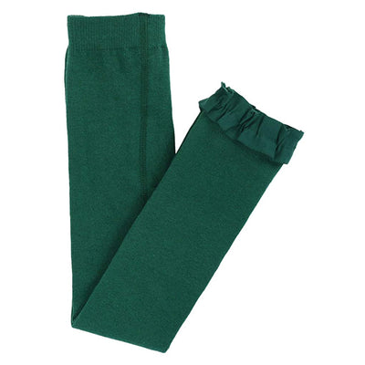 Evergreen Footless Ruffle Tights