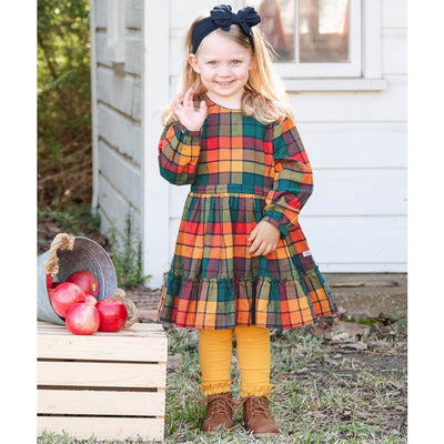Honey Cable-Knit Footless Ruffle Tights