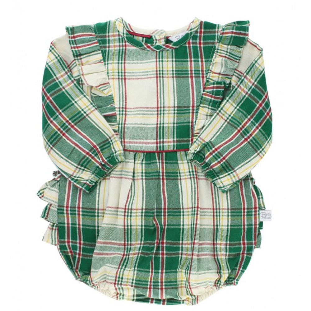Hollis Plaid Waterfall Bubble Romper