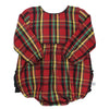 Remington Plaid Ruffle Bubble Romper