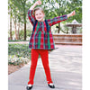 Kennedy Plaid Flutter Tunic