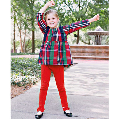 Kennedy Plaid Flutter Tunic
