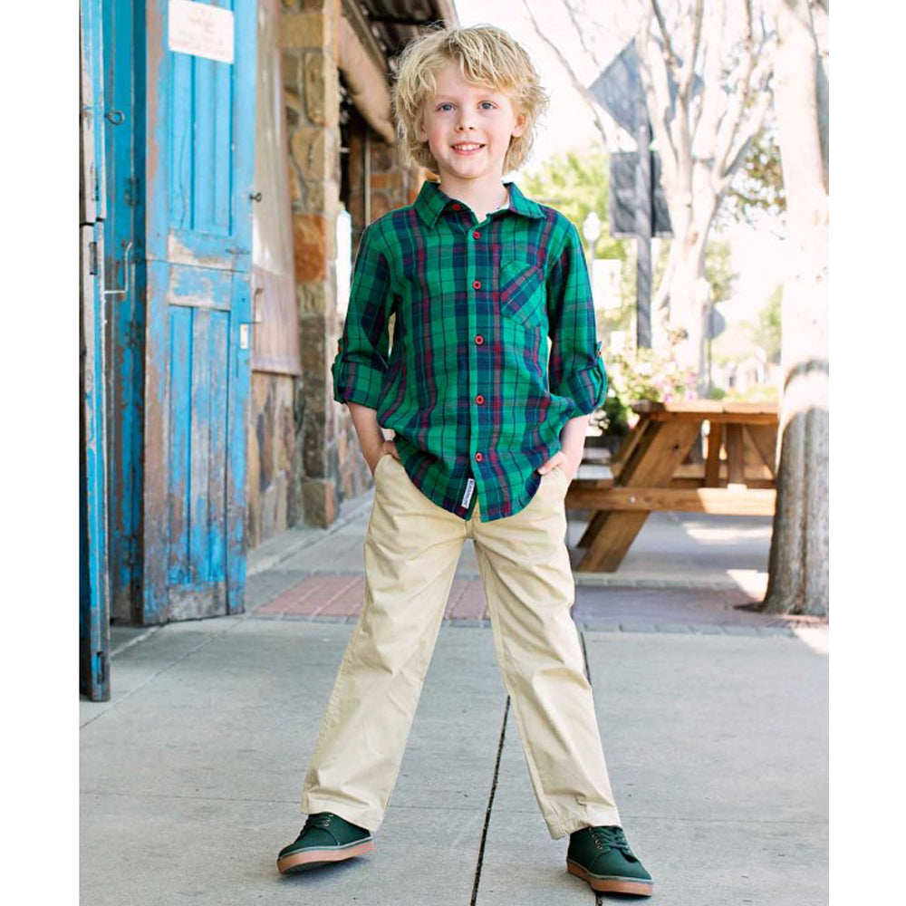 Micah Plaid Button Down Shirt