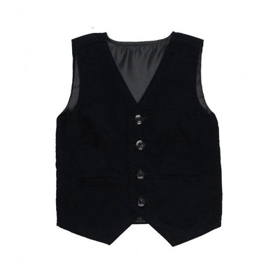 Black Corduroy Vest