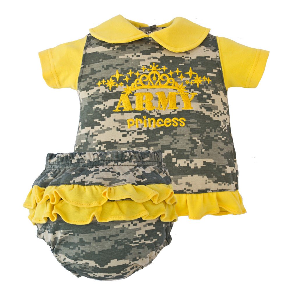 Army ACU Princess Dress and Bloomer Set