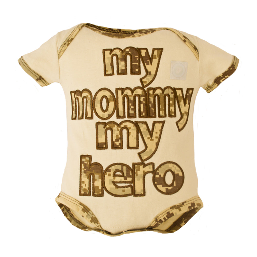 Marine Desert My Mommy My Hero Bodysuit