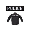 Law Enforcement Jr Trooper Black Tactical 3pc Uniform Set