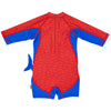 Baby and Toddler Boy Blue Shark One Piece Surf Suit